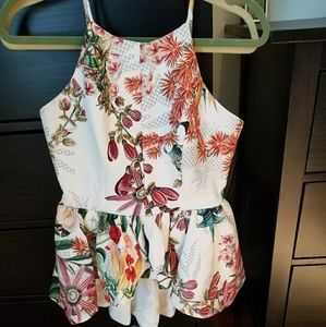 NEW Anthrtopologie Dahlia Peplum top by Cameo